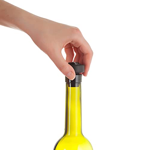 Matiko Wine Saver with 1 Vacuum Stoppers, Black - Image 2