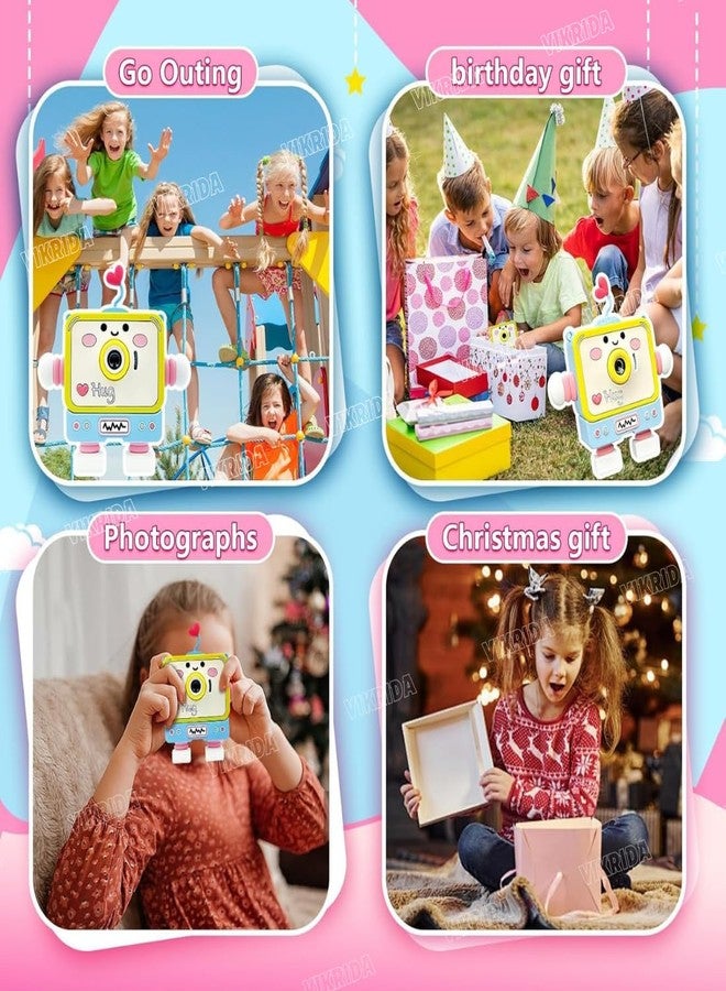 VikriDA Digital HD Video Recording Camera with Robot Shape Silicone Cover | Inbuilt in 5 Games | TFT Color Screen | Support 32GB SD Card Selfie Toys for Kids - Image 5