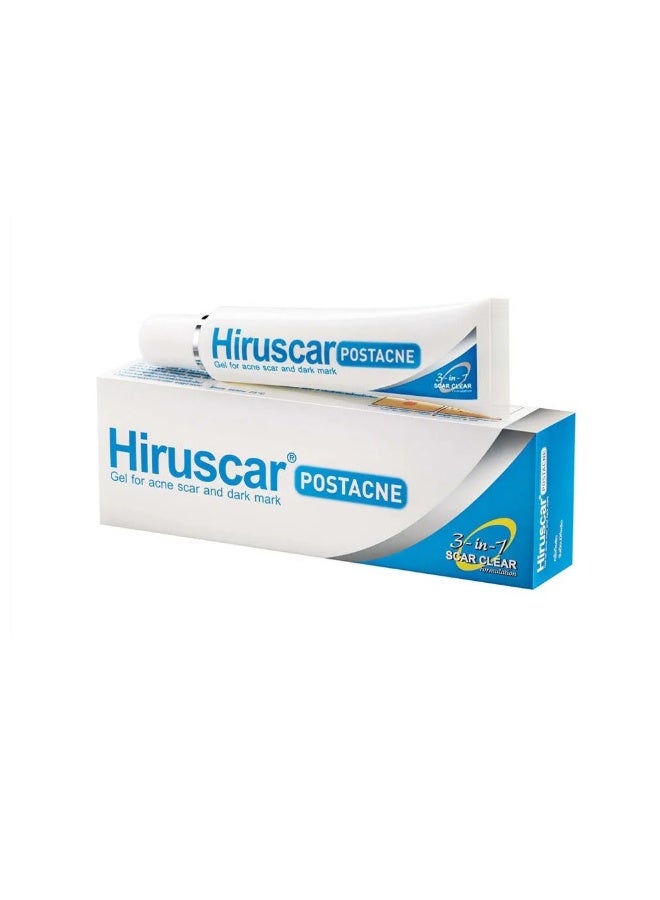 Hiruscar Post Acne Gel 10g for Acne Scar and Dark Mark Treatment