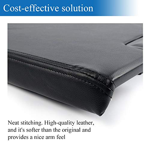 VeCarTech Center Console Lid Kit with Latch Compatible with 2007-2013 Chevy Tahoe/Avalanche/2008-2014 Silverado/GMC Yukon(XL)/Sierra 1500/2500/3500 Center Console Cover Repair Kit OEM 20864151(Black) - Image 3