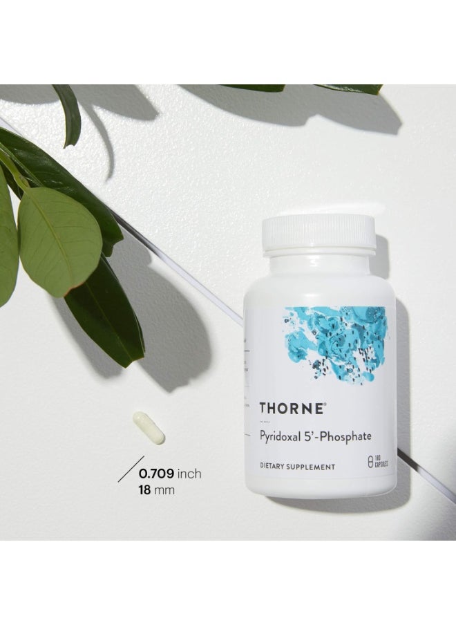 Thorne Pyridoxal 5'-Phosphate - Bioactive Vitamin B6 Pyridoxine Supplement For Energy Production And Neurotransmitter Synthesis - 180 Capsules  - Image 3