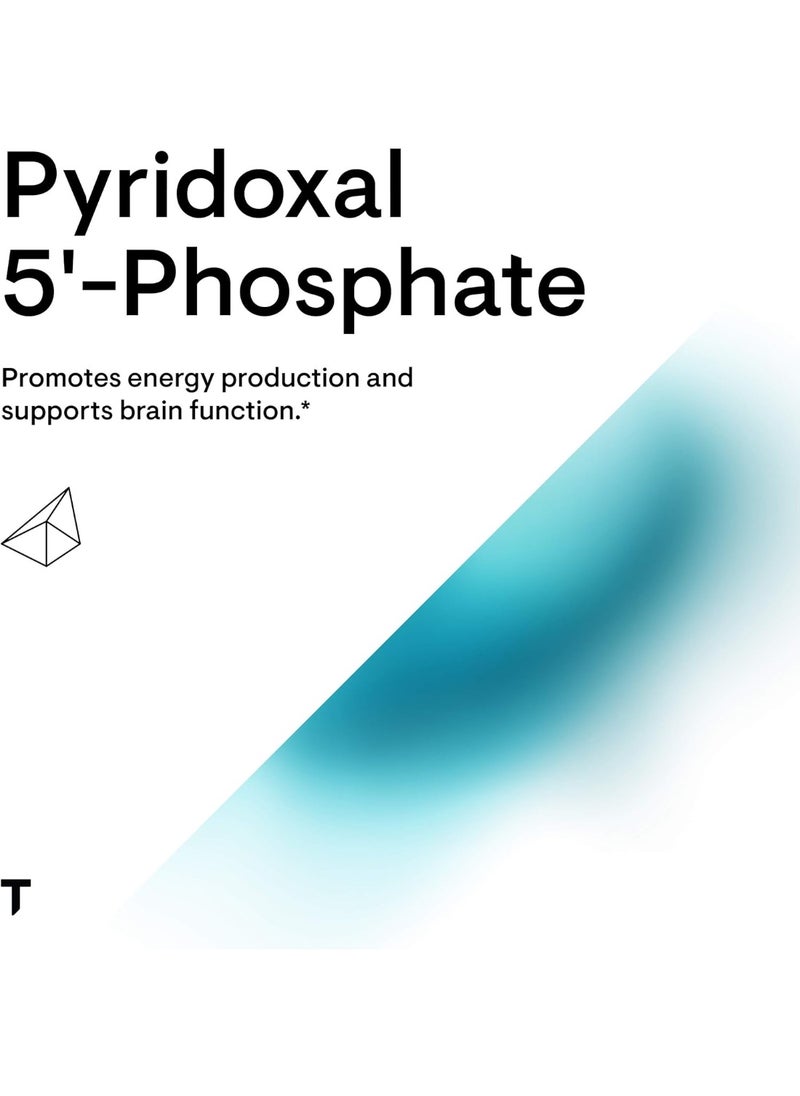 Thorne Pyridoxal 5'-Phosphate - Bioactive Vitamin B6 Pyridoxine Supplement For Energy Production And Neurotransmitter Synthesis - 180 Capsules  - Image 4