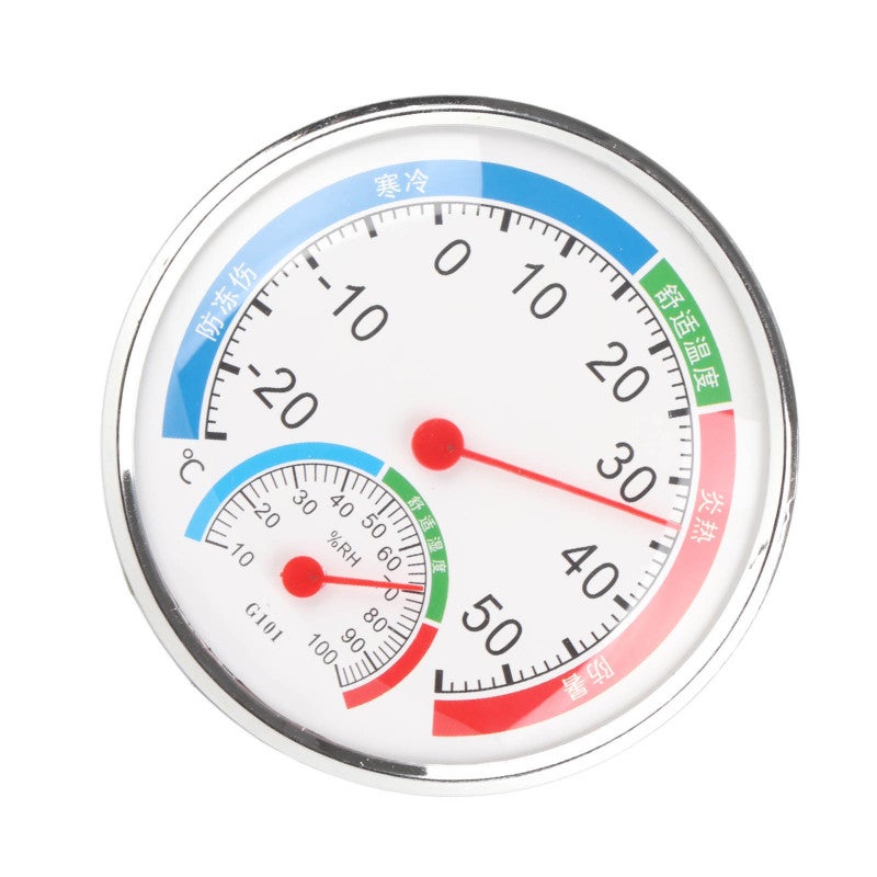 KEHUI Temperature Humidity Tester ABS Material No Battery Needed - Clear Dial Scale -20℃ to 50℃ for Home Office Warehouse - Image 3