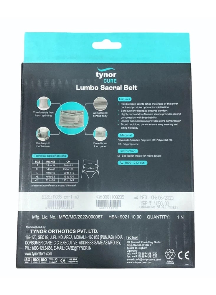 Tynor tynor cure lumber sacral belt M  - Image 3