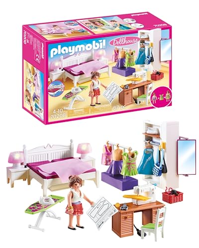 Playmobil Bedroom with Sewing Corner Furniture Pack - Image 1
