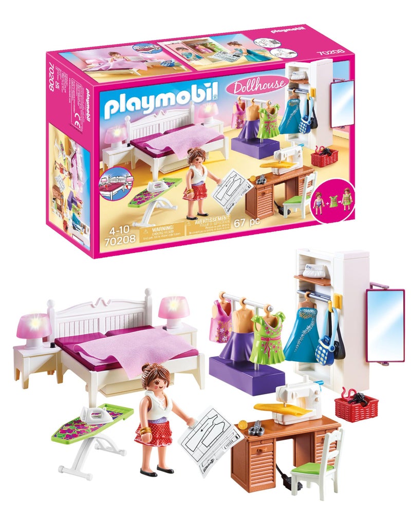 Playmobil Bedroom with Sewing Corner Furniture Pack - Image 4