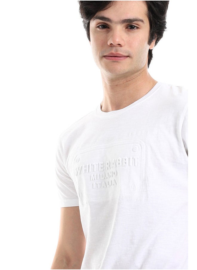 WHITE RABBIT - White Rabbit Prominent White Rabbit Slip On Tee - Image 1