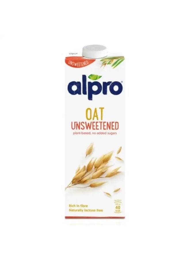 Alpro Alpro Oat Unsweetened Drink 100percent Plant Based And Non Dairy Drink- 1Ltr
