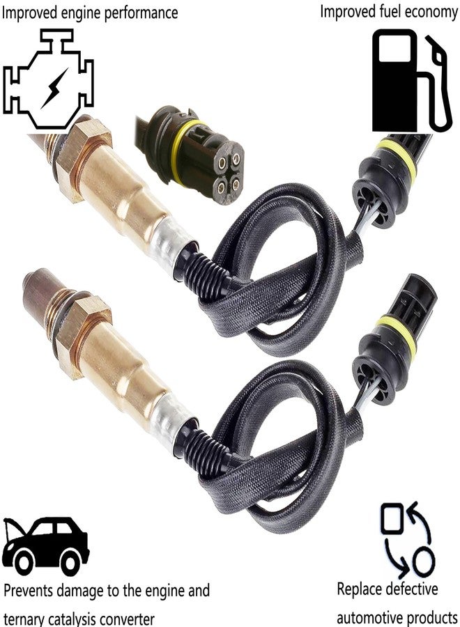 Dropwater 1 Pair Upstream Front Left and Right Side O2 Sensors Replacement for Mercedes-Benz E55 Amg,E320,E500,S600,Sl55 Amg,Sl500,Slk32 Amg,Slk320,Replaces#234-4883 213-3042,Set of 2pcs - Image 4