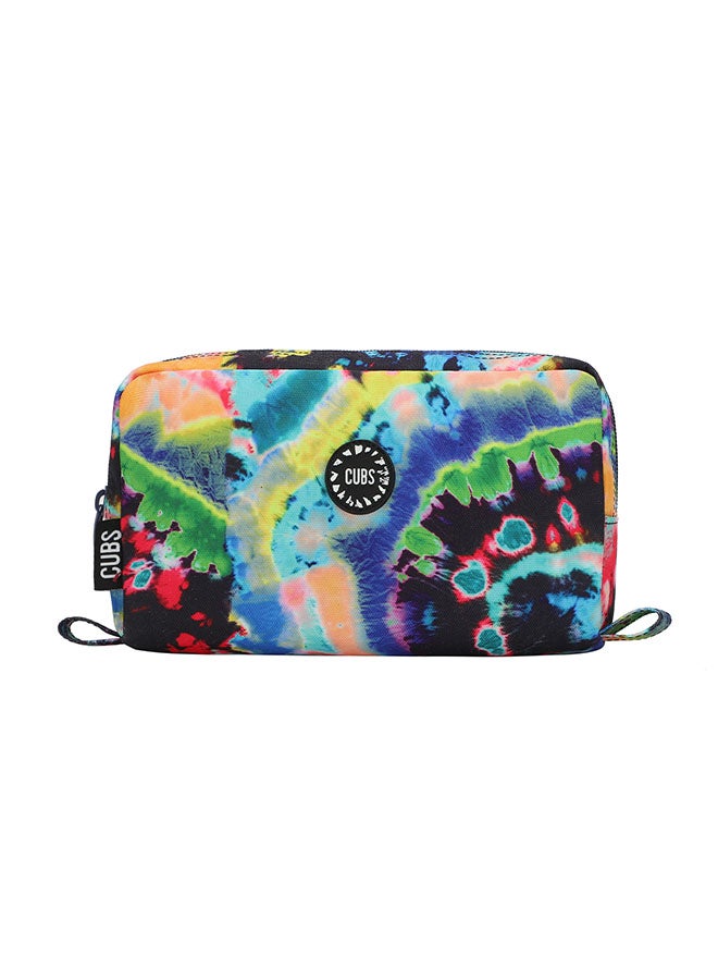 CUBS Tie Dyed Waterproof pencil case pouch with zip closure - Image 1