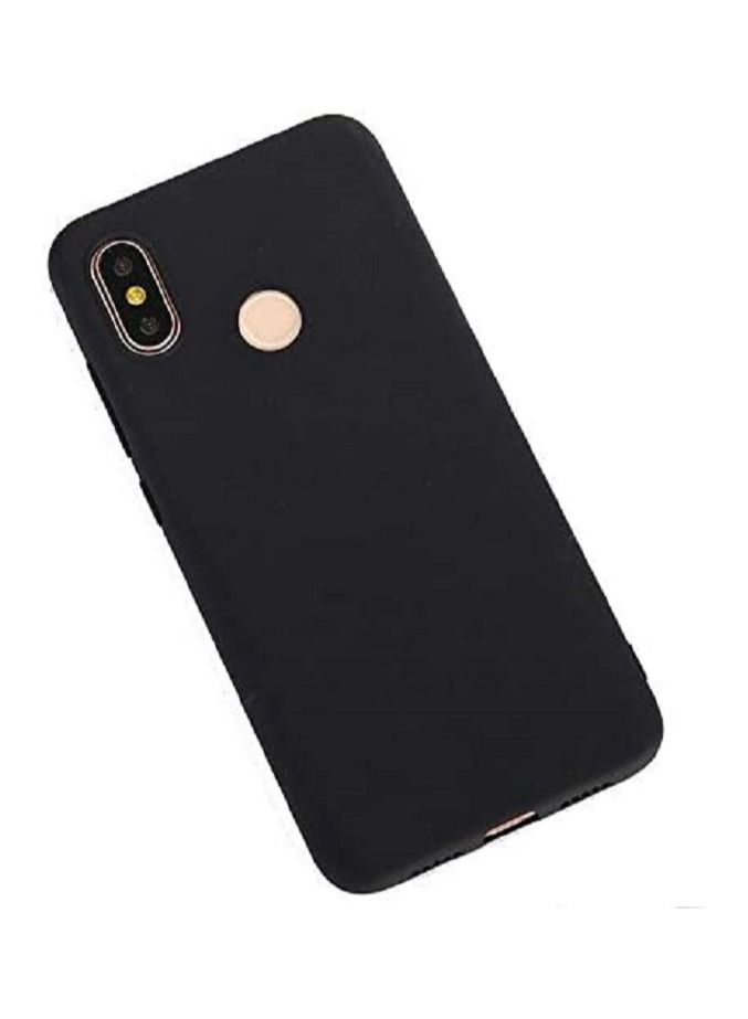 إيف Xiaomi Redmi Note 6 Pro Case Cover Soft TPU TPU shockproof Slim Slive Silicon Rubberized Rubberized Cover Cover for (Redmi Note 6 Pro ، Black) - Image 1