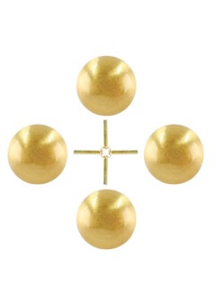 Y&D Solid Brass Cabinet Knobs Round Ball Gold for Dresser Drawer Modern Kitchen Hardware  - Image 4