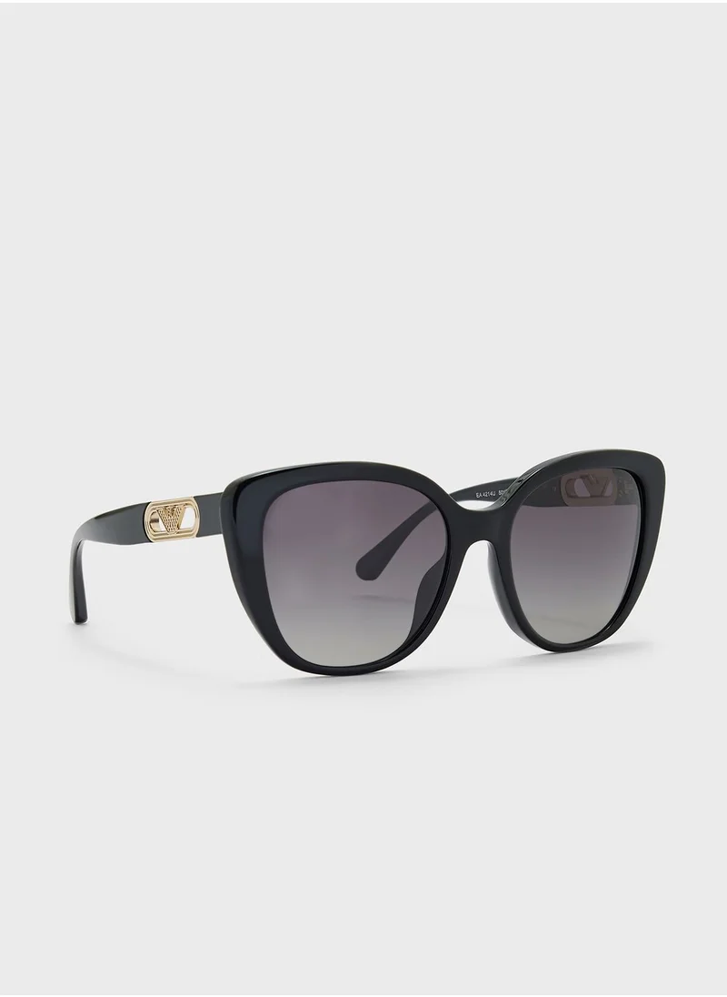 EMPORIO ARMANI 0Ea4214U Oversized Sunglasses