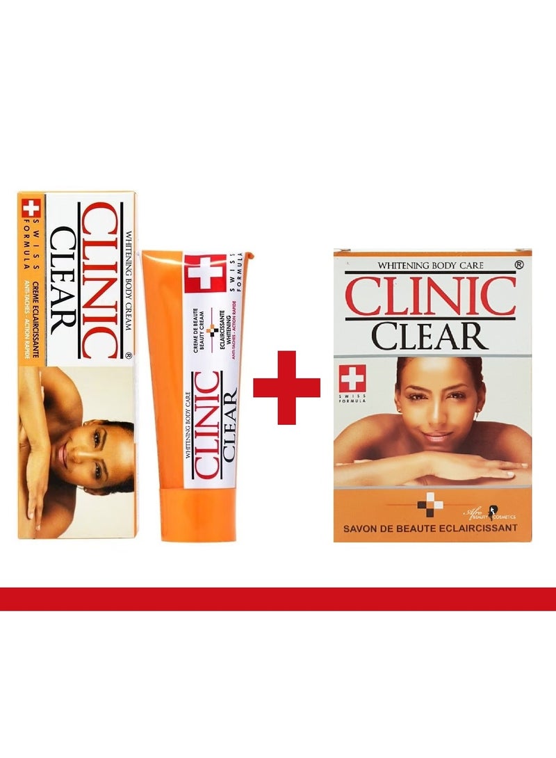 Set of Cream and Soap for Whitening Skin