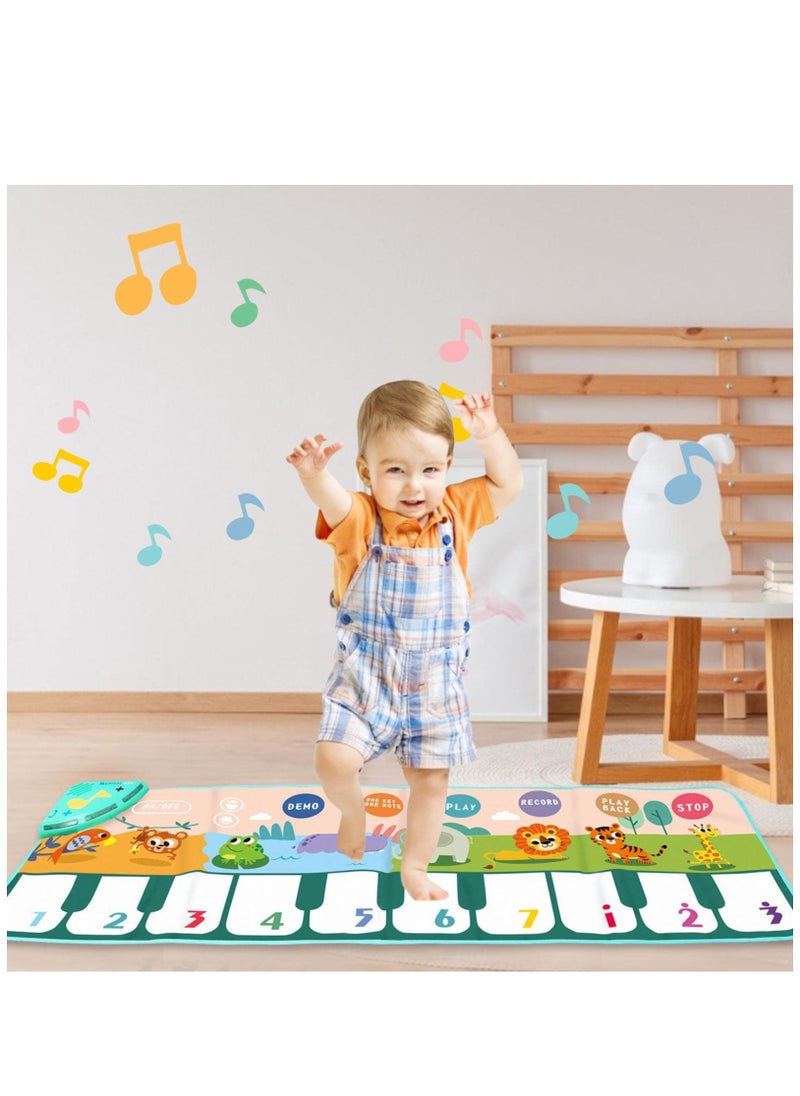 null - Baby Stepping On Piano Music Carpet Puzzle Children's Multi Functional Music Game Carpet Teaching Crawling Carpet - Image 1