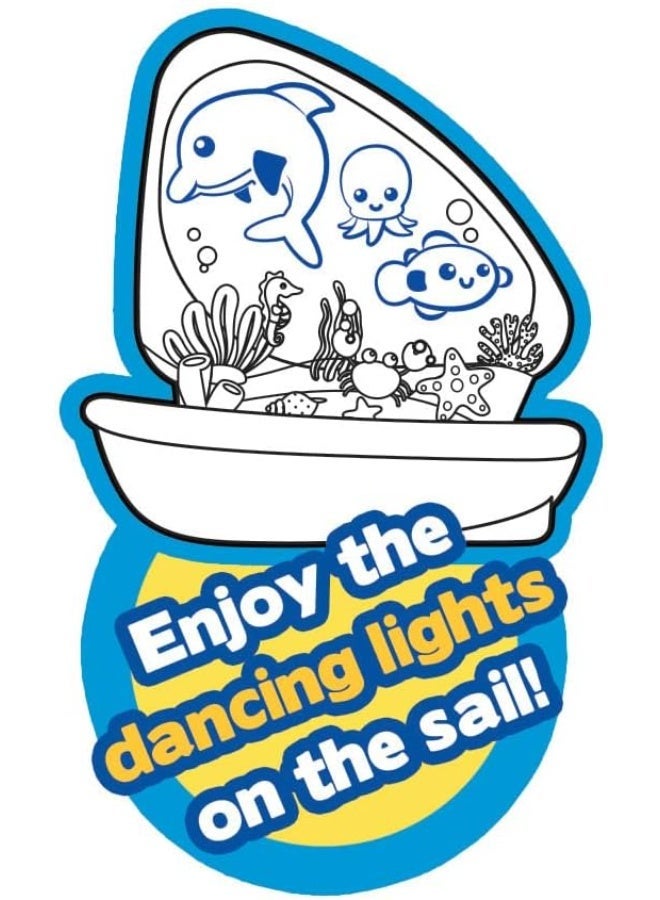 BB Junior BBJunior Splash N Play Light Up Sail Boat 16-89022 - Image 2
