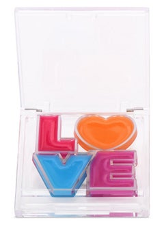 iscream Love Heart Shaped Strawberry Scented Solid Lip Gloss Quad  - Image 2