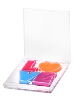iscream Love Heart Shaped Strawberry Scented Solid Lip Gloss Quad  - Image 3