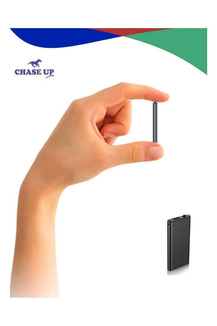 Chase Up Only 0.19 inches thick,Mini Voice Activated Recorder,Digital Audio Recorder,Small Listening Device,Micro dictaphone, - Image 1