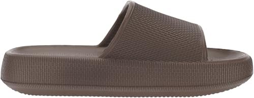 BRONAX Pillow Slippers for Women and Men | House Slides Shower Sandals | Cushioned Thick Sole 39-40 Chocolate - Image 4