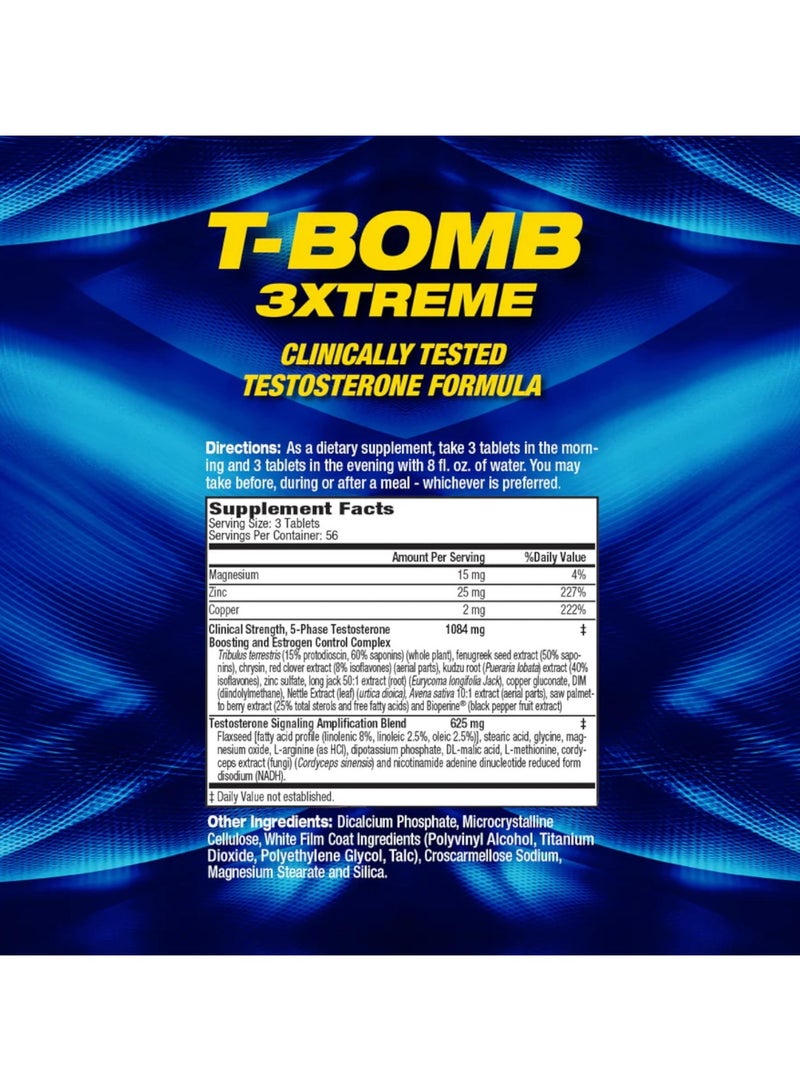 Maximum Human Performance T-Bomb 3Xtreme, 168 Capsules, 56 Servings - Image 2