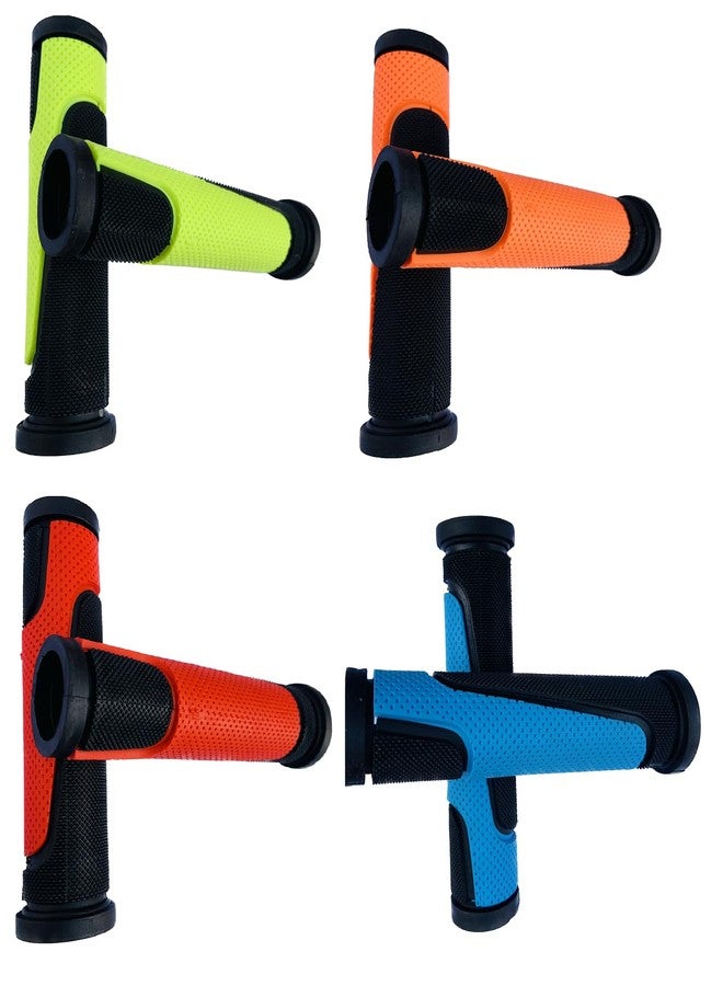 Wavva® Cycle Handle Grip for 24-29 Inch Bicycle Dual Color Soft Rubber Non Toxic Anti-Slip MTB/City Bicycle Handle Grip Length 13cm (Multi-Color) - Image 5