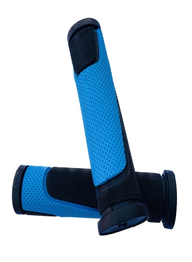 Wavva® Cycle Handle Grip for 24-29 Inch Bicycle Dual Color Soft Rubber Non Toxic Anti-Slip MTB/City Bicycle Handle Grip Length 13cm (Multi-Color) - Image 1