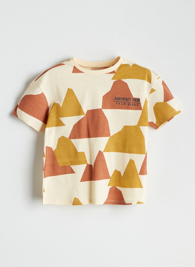 LC WAIKIKI Baby Boys' Printed T-Shirt and Shorts 2 Pack Summer Set - Image 2