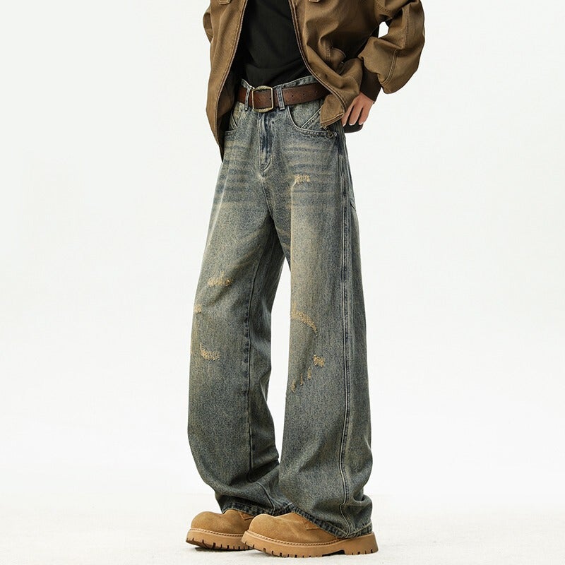 Unisex Casual Daily Denim Jeans - Image 4