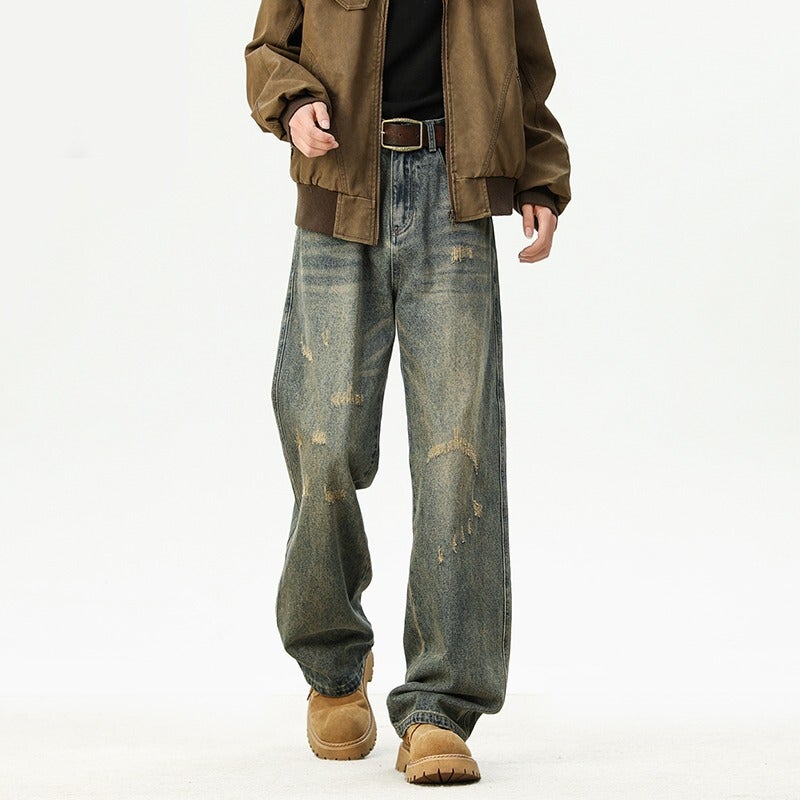 Unisex Casual Daily Denim Jeans - Image 1