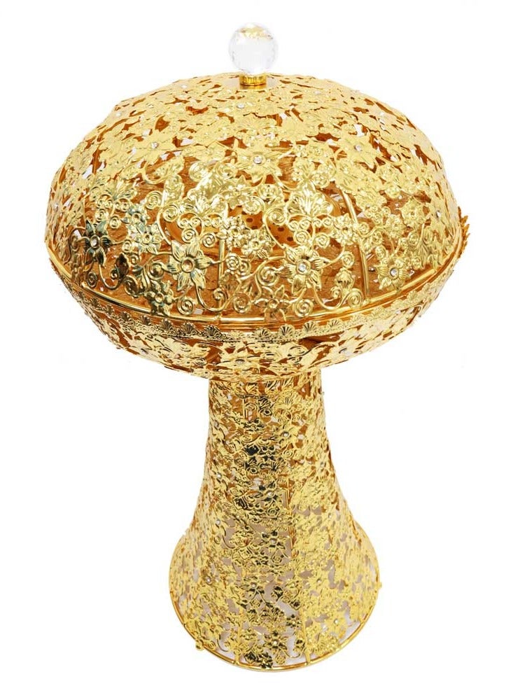 Bakhoor BoSidin Large Incense Burner with top cover 60 cm Tall Bakhoor Oud Holder Mabkhara for Home Fragrance and Decore - Image 1