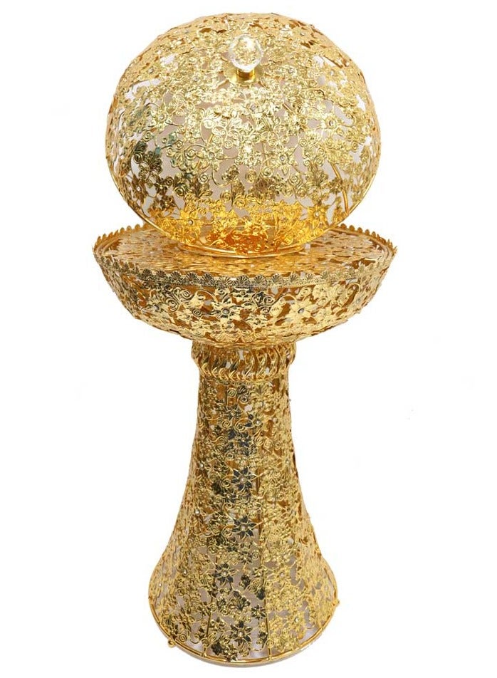 Bakhoor BoSidin Large Incense Burner with top cover 60 cm Tall Bakhoor Oud Holder Mabkhara for Home Fragrance and Decore - Image 3