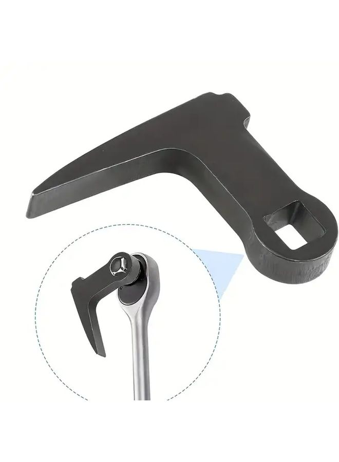 Heavy Duty 1pc 1 2 Inch Drive 90 Degree Bent Pry Bar Adapter Socket Wrench Tool - Image 1