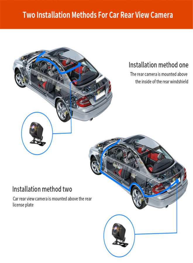 مسجل قيادة بعدسة 4K، واي فاي، تسجيل أمامي وخلفي، شاشة 1.47 بوصة، رؤية ليلية عالية الوضوح بزاوية واسعة، مستشعر كشف الحركة - Image 3