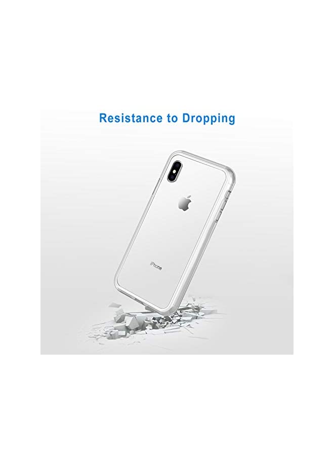 Jetech جراب لهاتف iPhone Xs Max مقاس 6.5 بوصة، غطاء ممتص للصدمات غير قابل للاصفرار، وظهر شفاف مضاد للخدش (شفاف) - Image 5