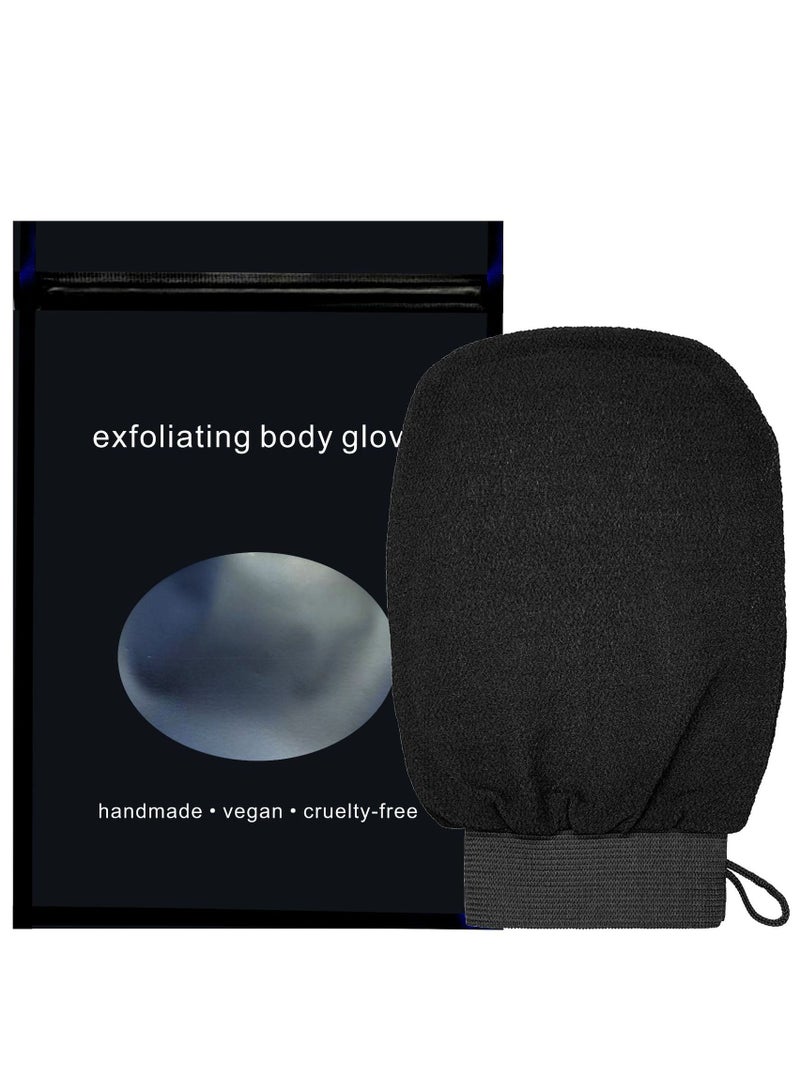 Dead Skin Remover for Body - Tan Remover Mitt & Shower Scrub - Deep Exfoliator Exfoliating Gloves for Soft & Smooth Skin - 100% Viscose Fiber (1 Pair)  - Image 4