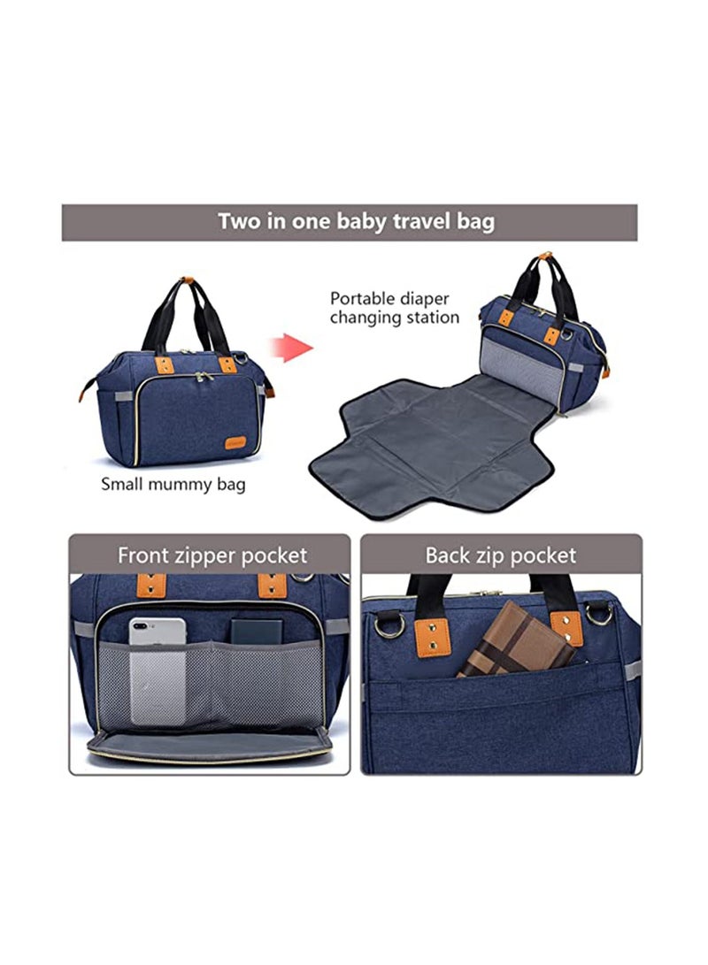 LIMOS Diaper Mummy Bag Tote with Bottle Case and Changing Pad(Black)  - Image 3