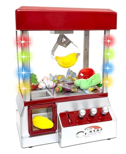 Etna Electronic Arcade Claw Machine  Toy Grabber Machine with Flashing LED Lights and Sound - Image 1