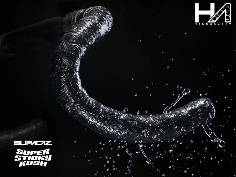 SUPACAZ Skull and Ano Super Sticky Kush Handlebar Tape with Black Plugs - Image 5