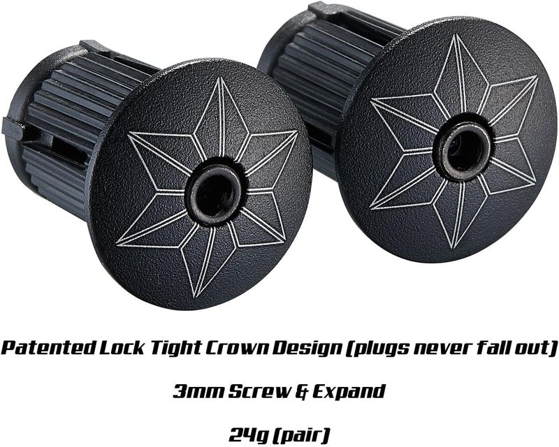 SUPACAZ Skull and Ano Super Sticky Kush Handlebar Tape with Black Plugs - Image 4