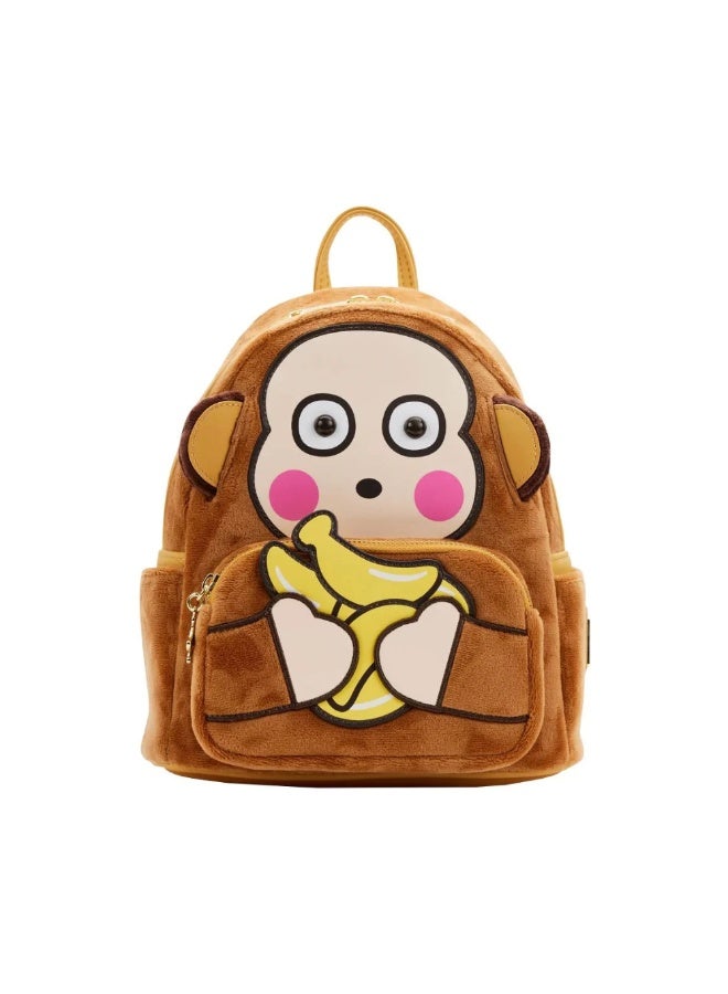 Loungefly! Leather: Sanrio Monkichi Cosplay Mini Backpack