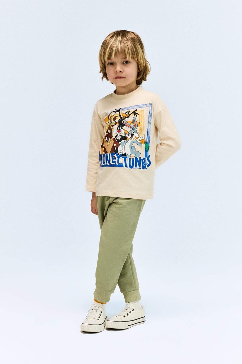 DeFacto Baby Boy Elastic Waist Basic Sweatpants - Image 1