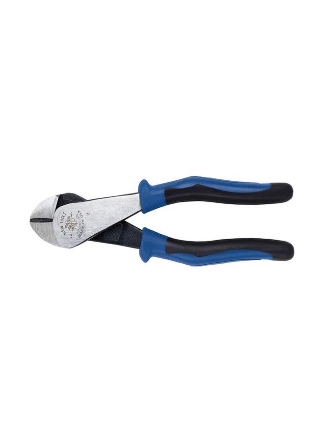 Klein Tools J2000-48 Pliers, Made in USA, Diagonal Cutting Pliers with Angled Head, Heavy-Duty to Cut ACSR, Screws, Nails, and most Hardened Wire, 8-Inch - Image 1