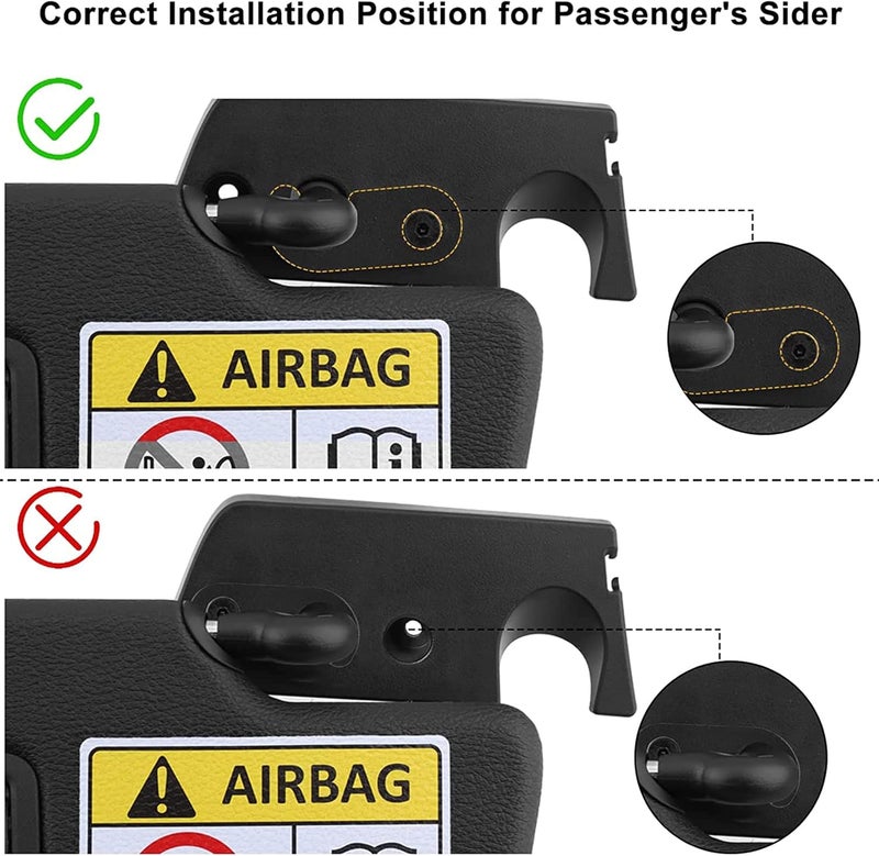 Wivplex Sun Visor Clip Repair Kit for Jeep - Image 4