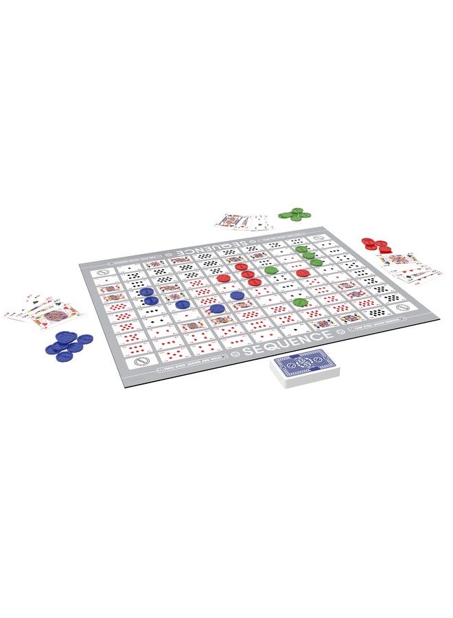 Jax Uence- Original Sequence Game With Folding Board, Cards And Chips By Jax ( Packaging May Vary ) White, 10.3" X 8.1" X 2.31" - Image 2