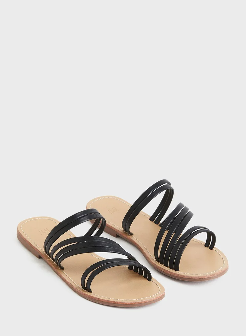 H&M Multi Strap Flat Sandals
