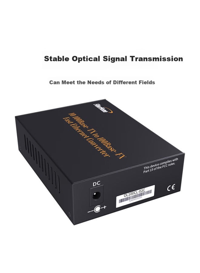 Fiberhome Enterprise Grade Fiber Optic Transceiver 100mbps Single Mode Dual Fiber 20km Optical Converter Sc Interface Ol100cl-02b - Image 2