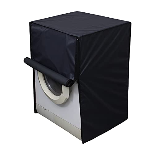 Lithara Waterproof Front Load Washing Machine Cover 6 kg, 6.2 Kg, 6.5 Kg, 7 Kg (Grey) - Image 2