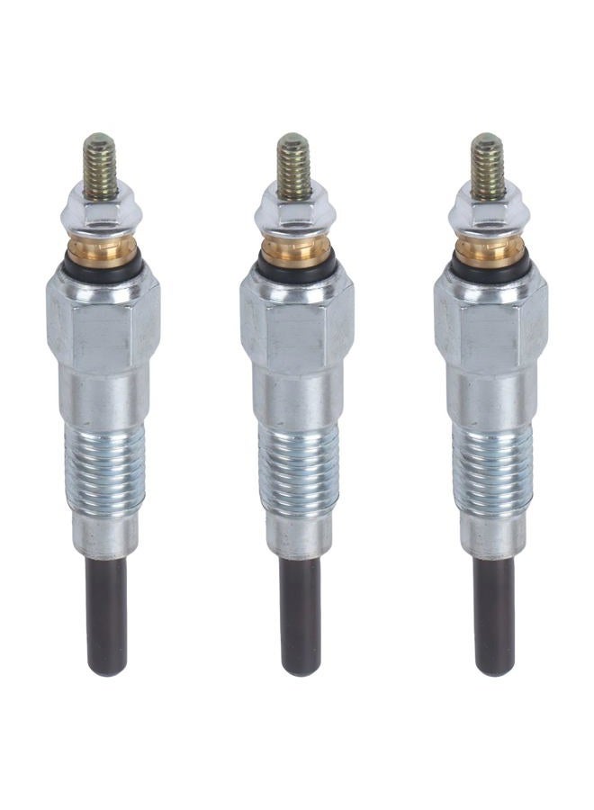 Zachager 3PCS M87919 AT110814 Glow Plugs Set for John Deere 330 332 375 430 455 655 755 855 F915 F925 F935 X495 X595 1435 2030 2500 2210 4010 4110 670 770 Yanmar 3TN66C 3TN66UJ - Image 1