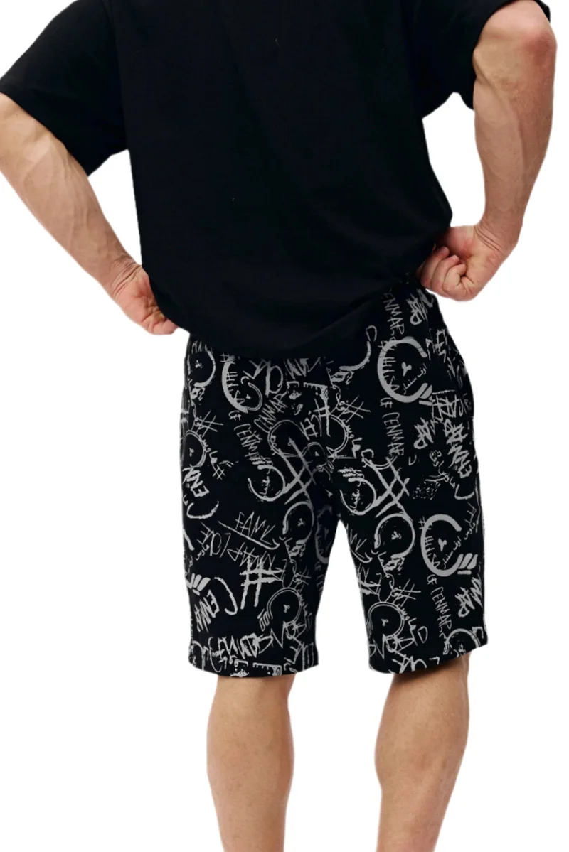 هاوس اوف سينمار Black Short With Cenmar Patch